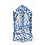 Delft blue miniature cabinet