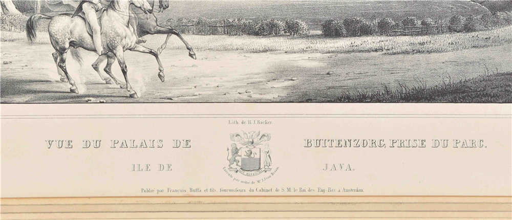 [Java. Bogor] "Vue du palais de Buitenzorg, prise du parc. Ile de Java" - Image 2 of 6