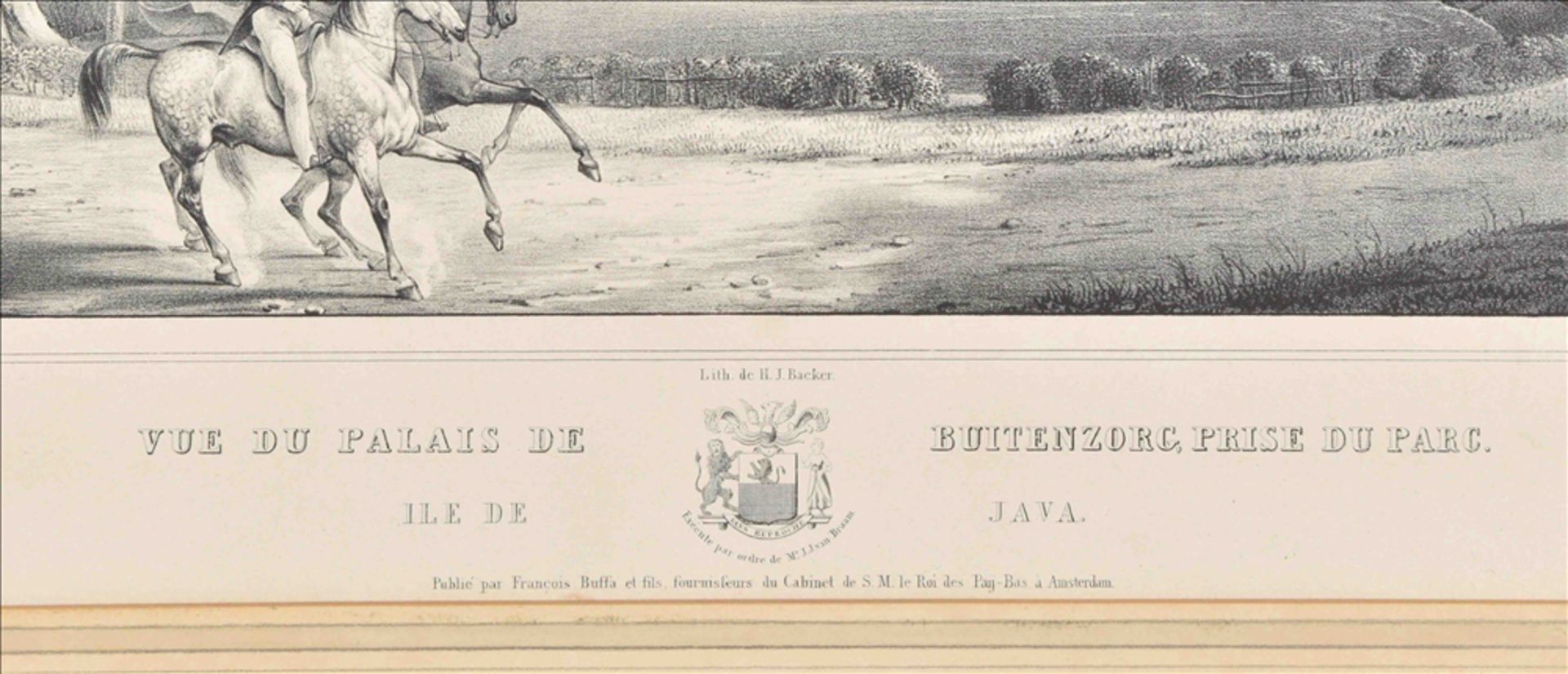 [Java. Bogor] "Vue du palais de Buitenzorg, prise du parc. Ile de Java" - Image 2 of 6