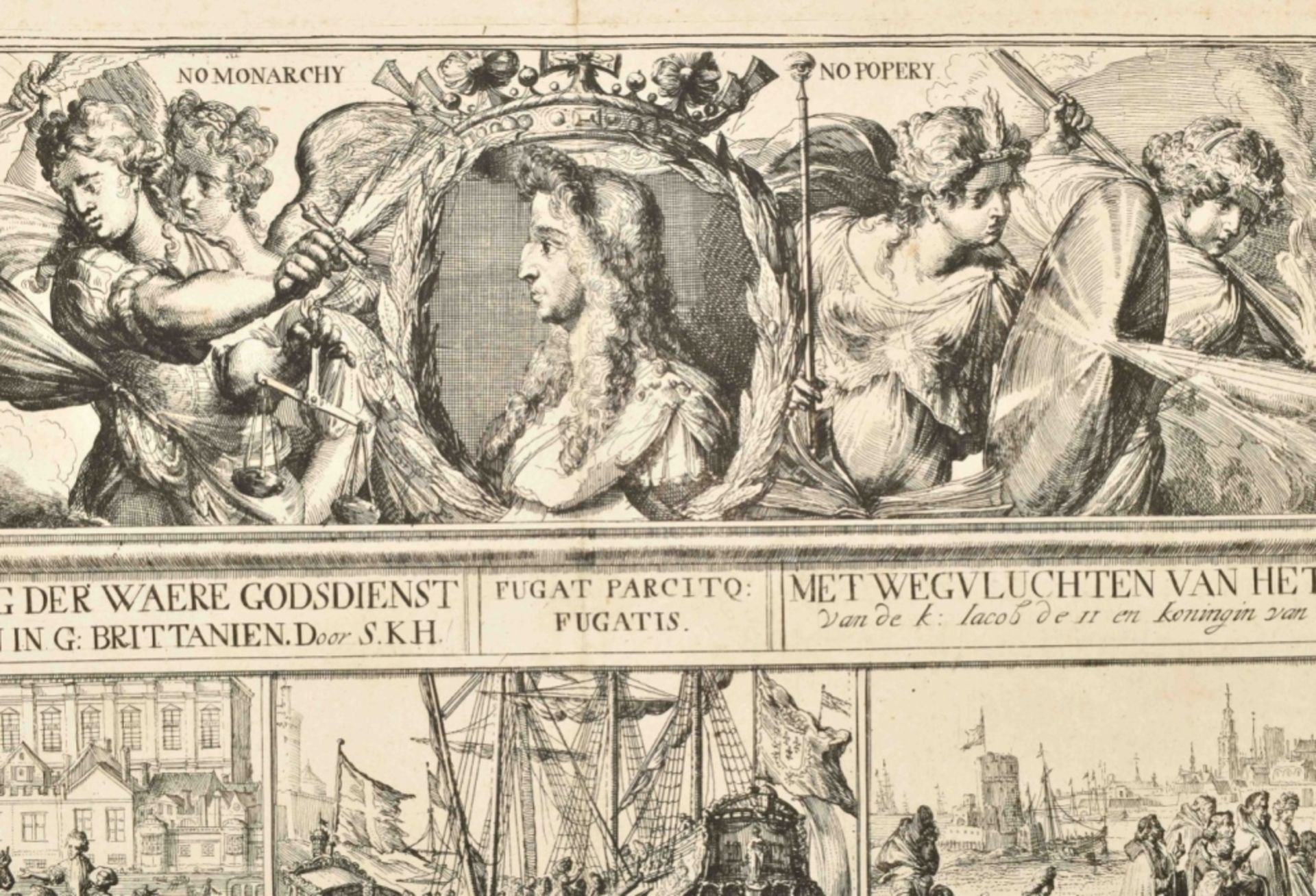 Romeyn de Hooghe (1645-1708). "Herstelling der waere godsdienst en grondwetten - Bild 6 aus 6