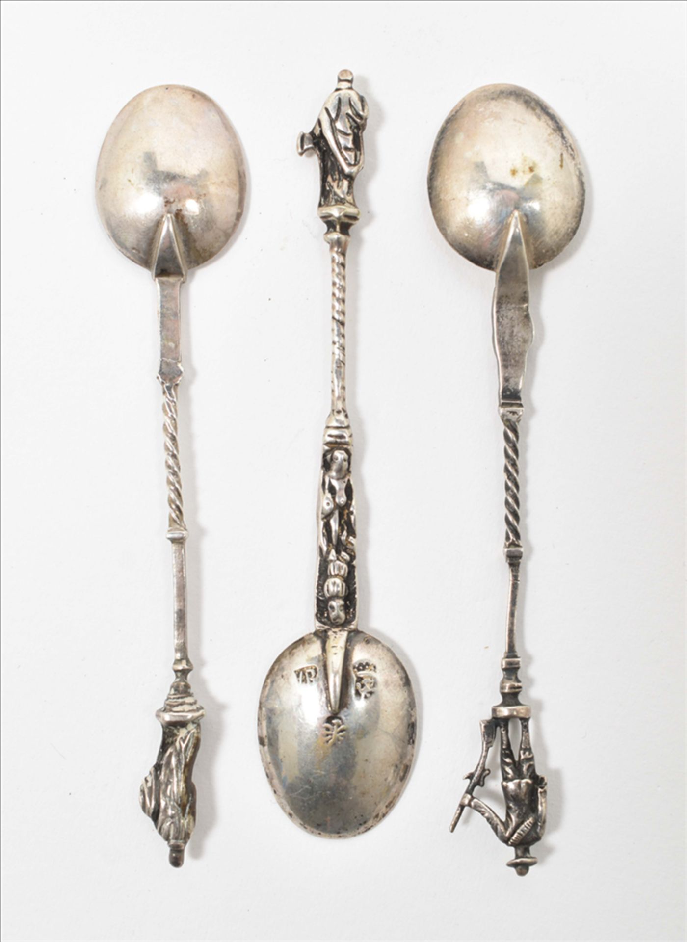 Four silver pieces of cutlery - Bild 3 aus 6