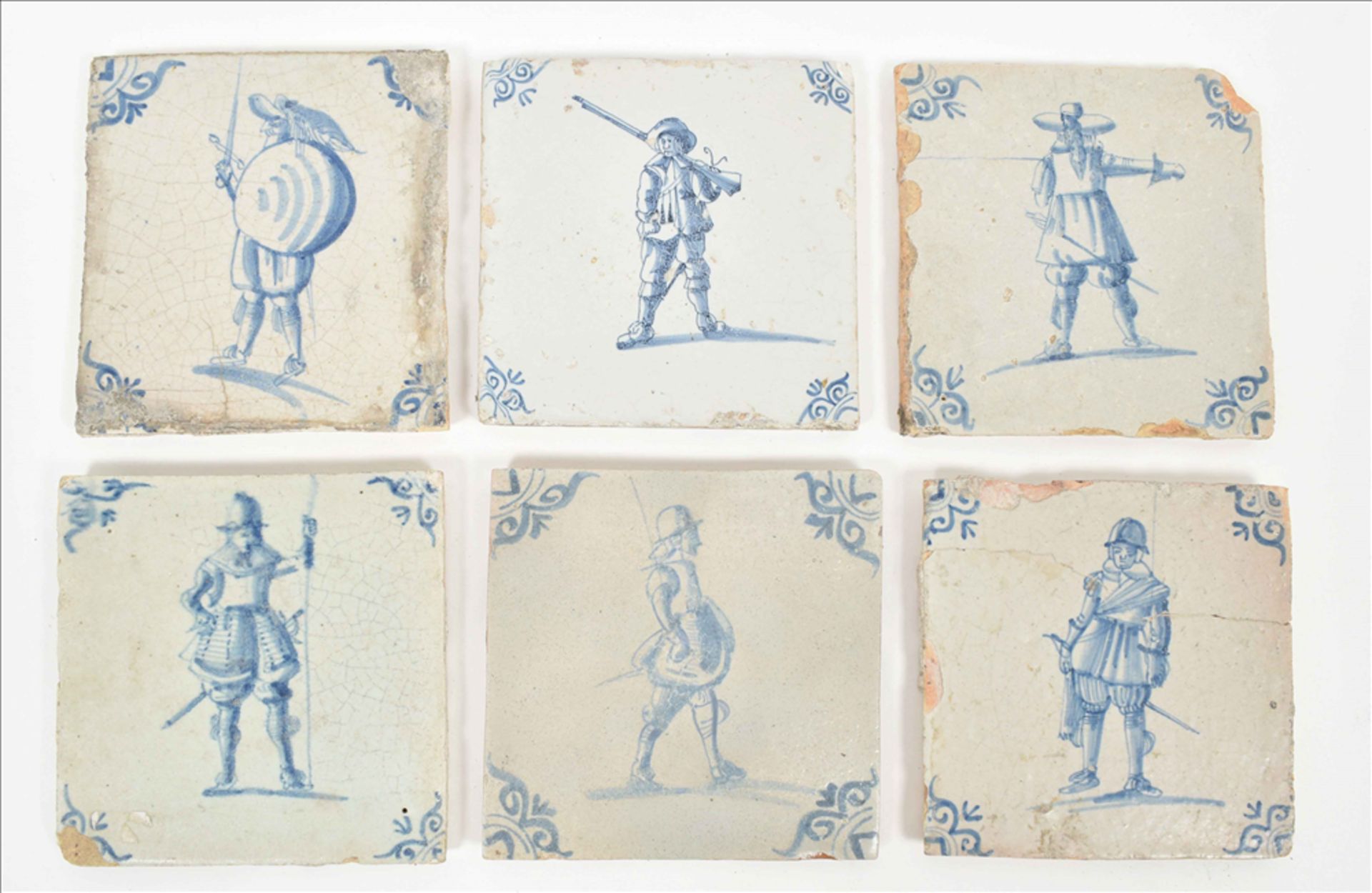 [Militaria] Twelve Dutch soldier tiles - Image 2 of 5