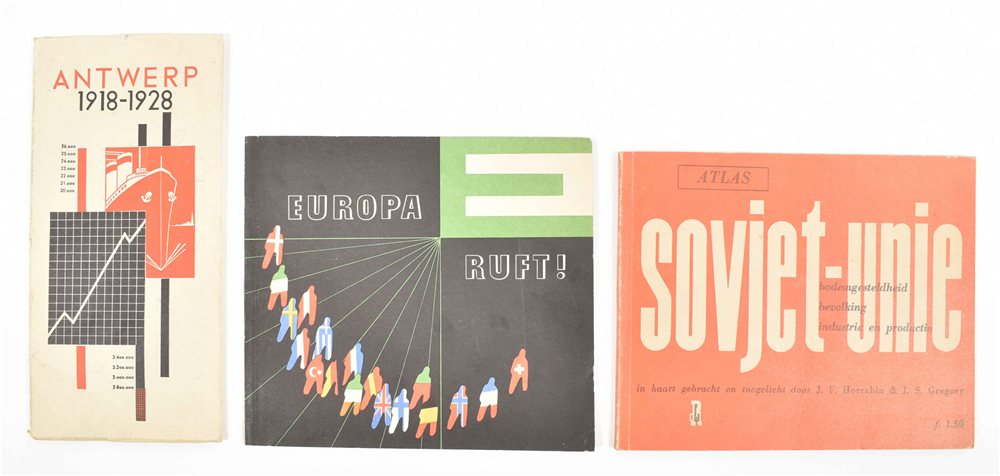 [Isotype] Nineteen various works: (1) J.A. Goris. Antwerp 1918-1929