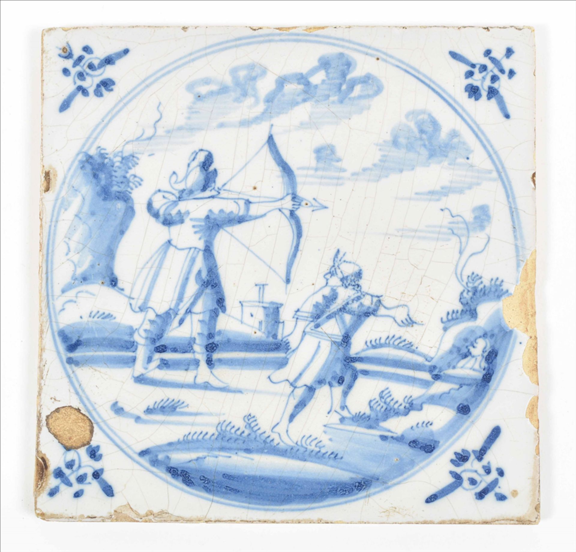 Nine Dutch tiles with biblical scenes - Image 7 of 7