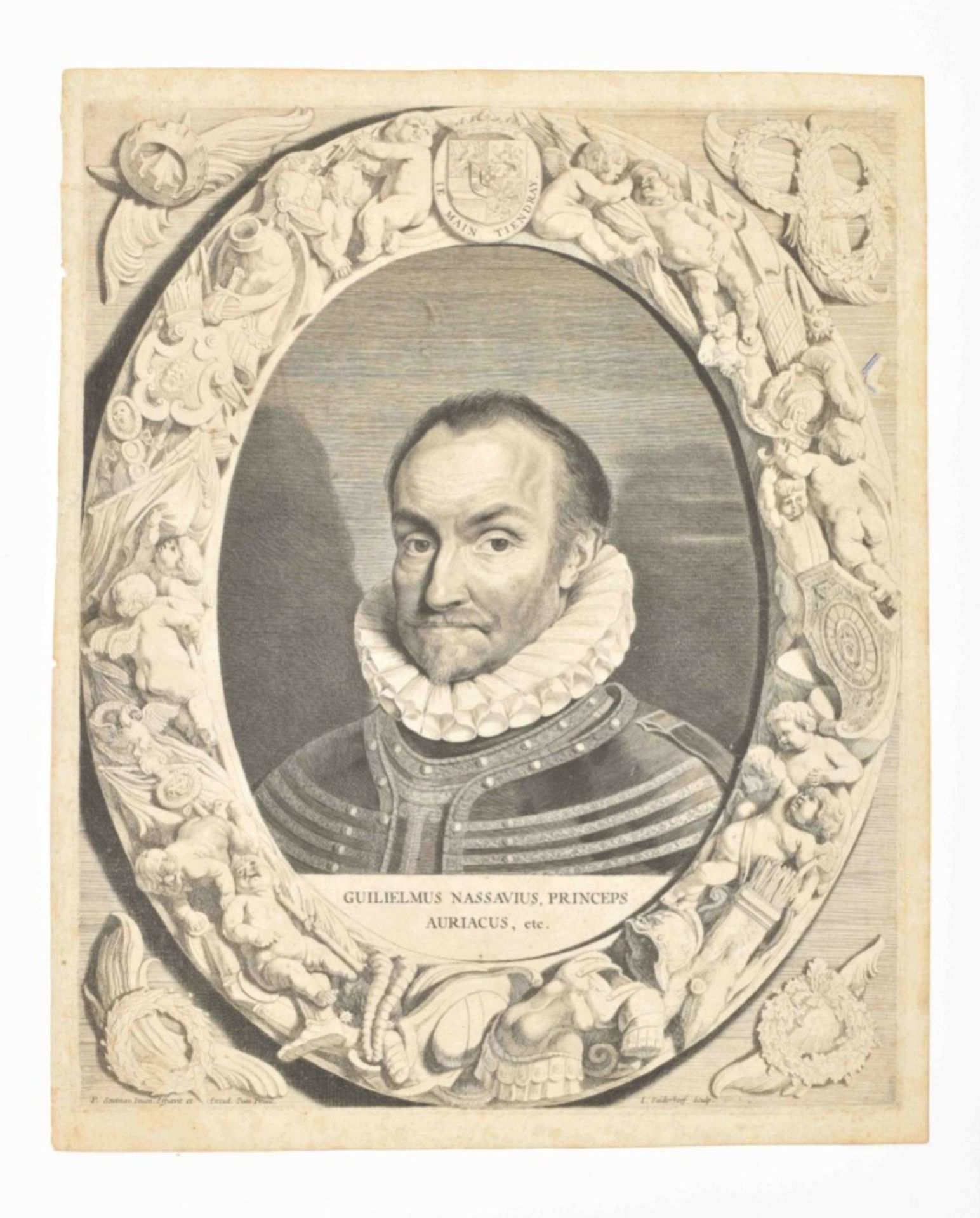 [Portraits. House of Orange] Six miscellaneous large portraits: (1) Jonas Suyderhoef (1613-86) - Bild 2 aus 3