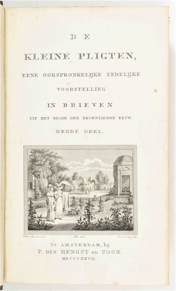 [Dutch literature] Collection of 34 (rare) 19th cent. works by various authors in 37 vols. - Image 10 of 10