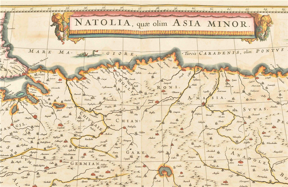 [Turkey] Two maps: (1) "Natolia, quae olim Asia Minor" - Image 3 of 8