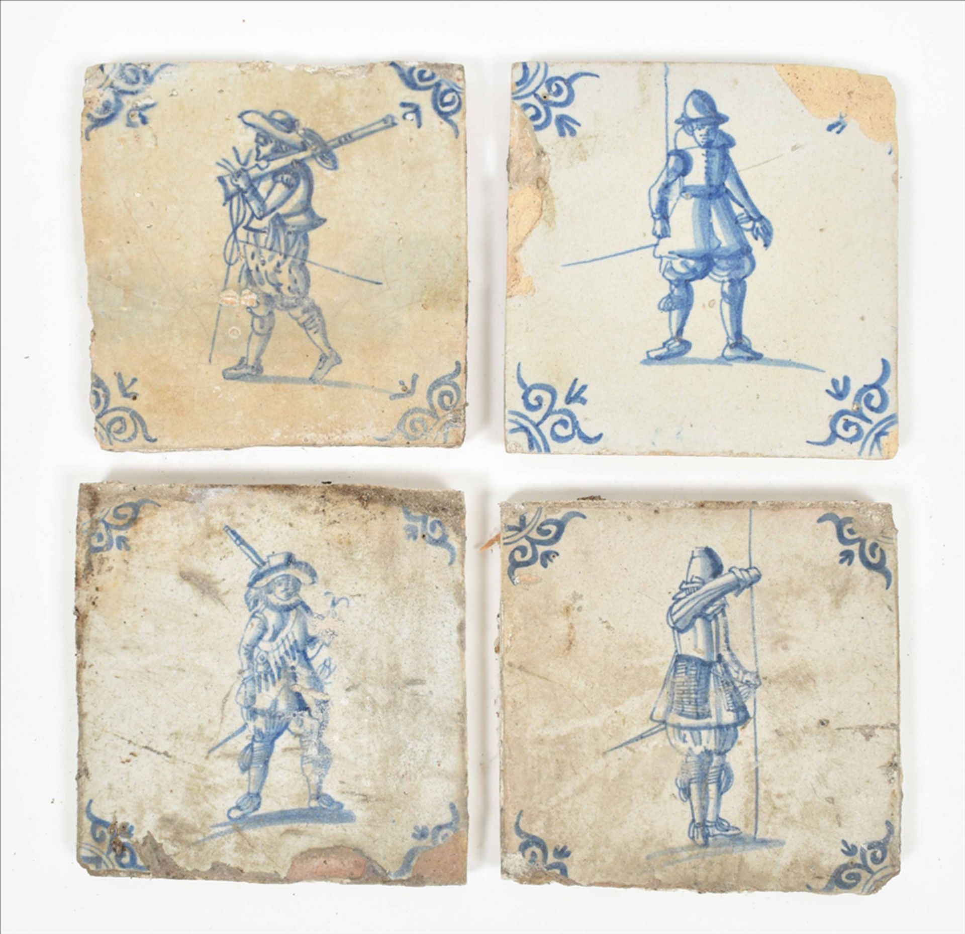 [Militaria] Eleven Dutch soldier tiles - Image 4 of 5