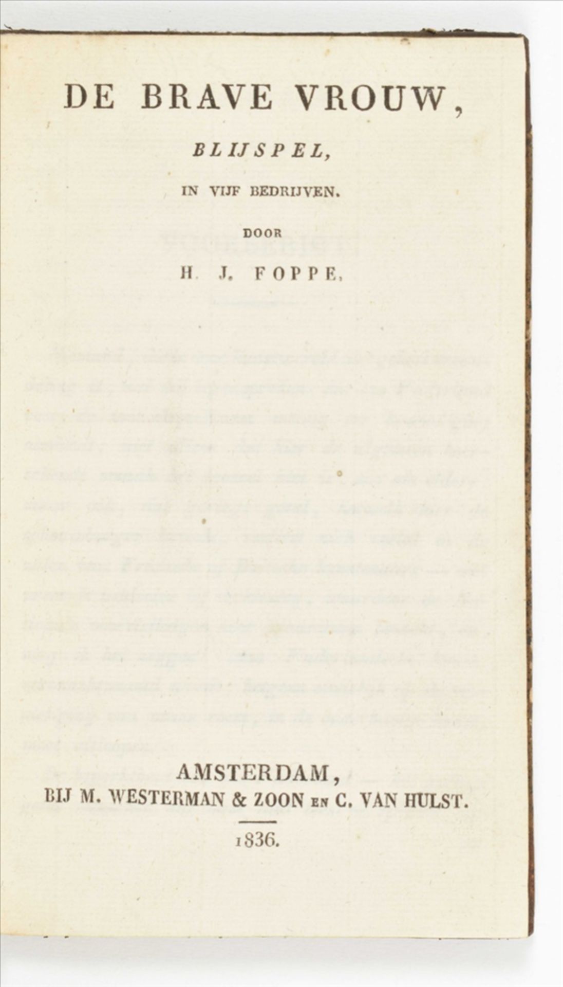 [Plays] 24 (rare) 19th cent. plays, including 8 published by Westerman in Amsterdam - Image 4 of 10