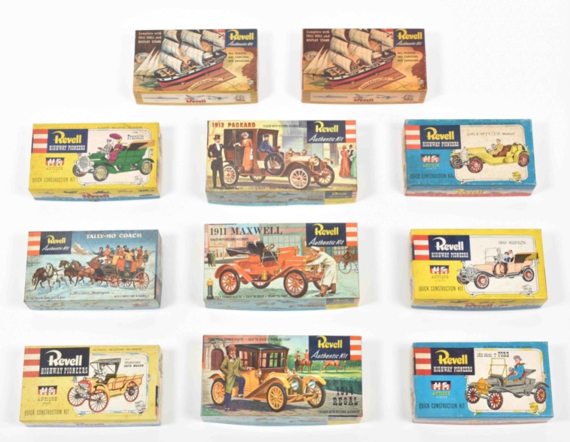 [Model cars] Collection of 22 model kits, 1950s - Bild 5 aus 8