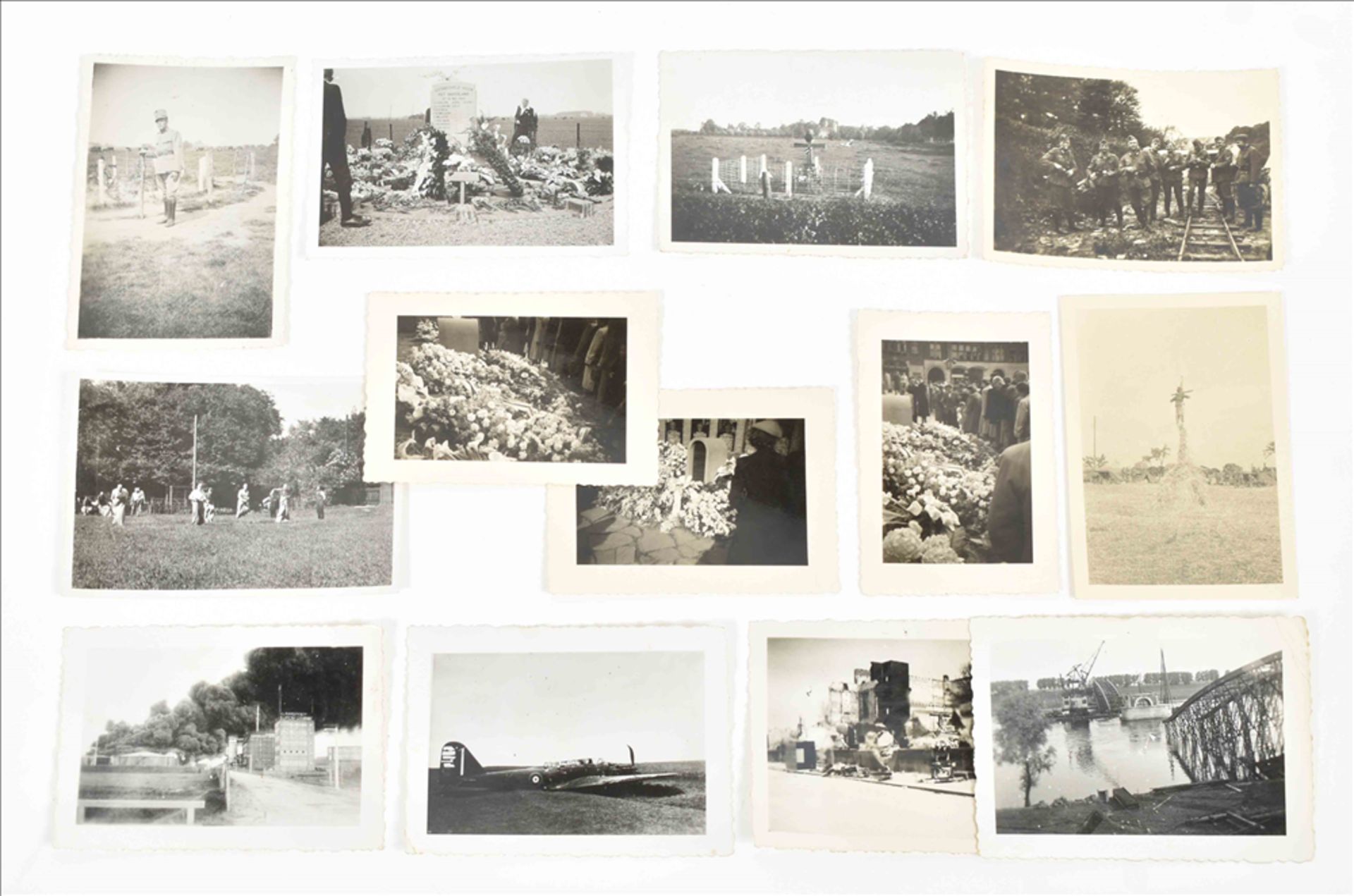 Collection of hundreds of loose WWII photographs - Bild 4 aus 10