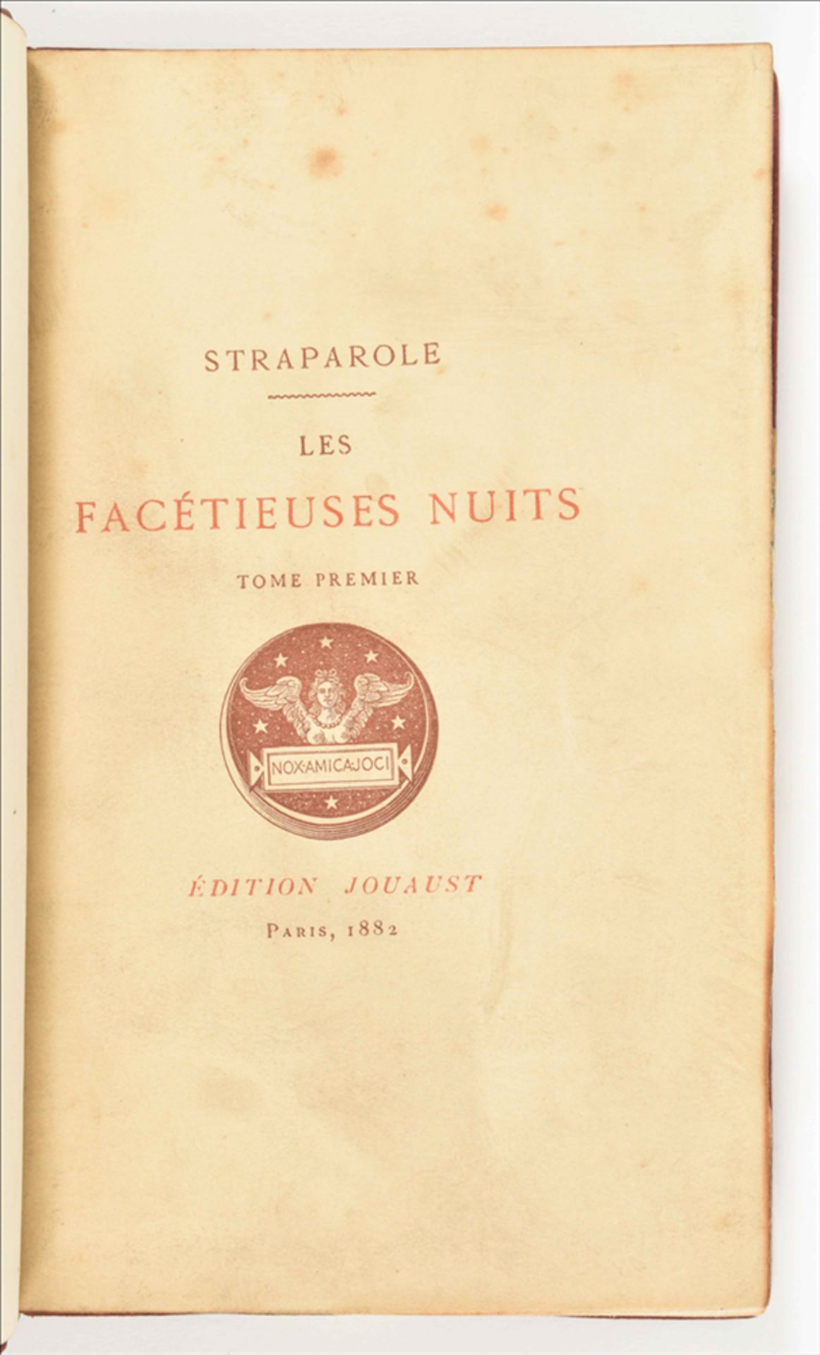 [Erotic novels] Jean-Francois Straparole. Les Facétieuses nuits - Bild 3 aus 10