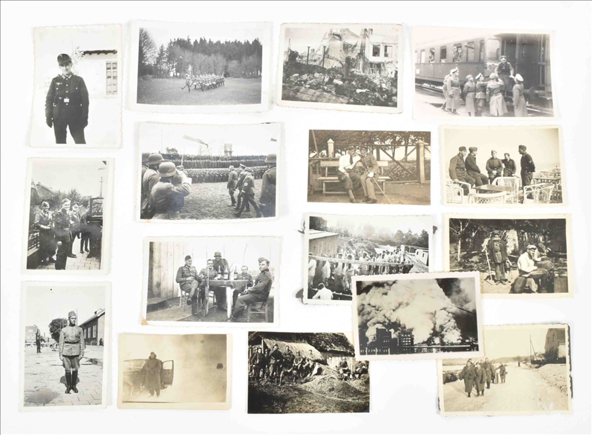 Collection of hundreds of loose WWII photographs - Bild 2 aus 10