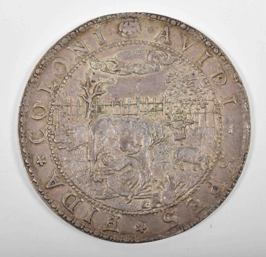 Caspar Wijntges after Jacob Uyttenwael. Commemorative coin - Image 2 of 2