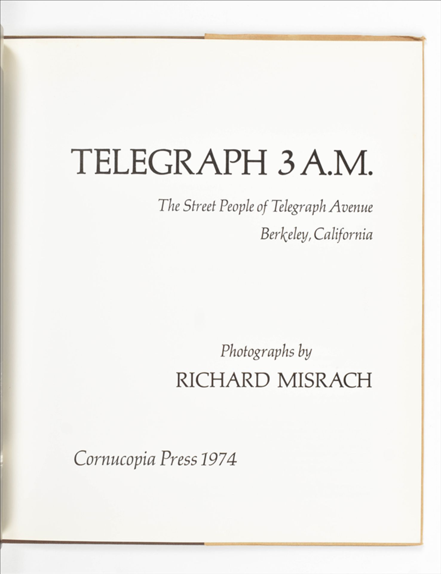 (1) Richard Misrach. Telegraph 3 A.M. - Image 5 of 8