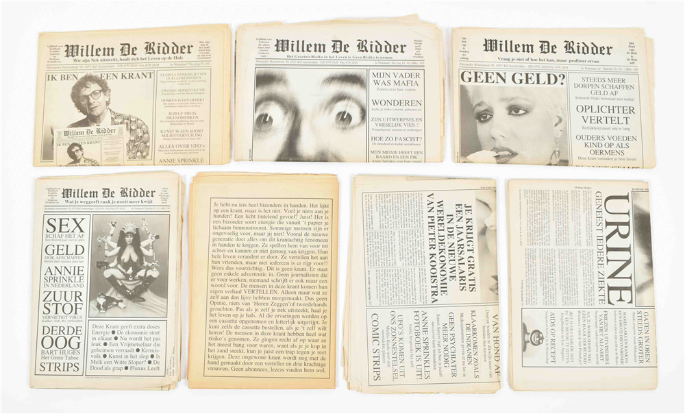 [Fluxus] Miscellaneous Willem de Ridder ephemera - Image 8 of 9