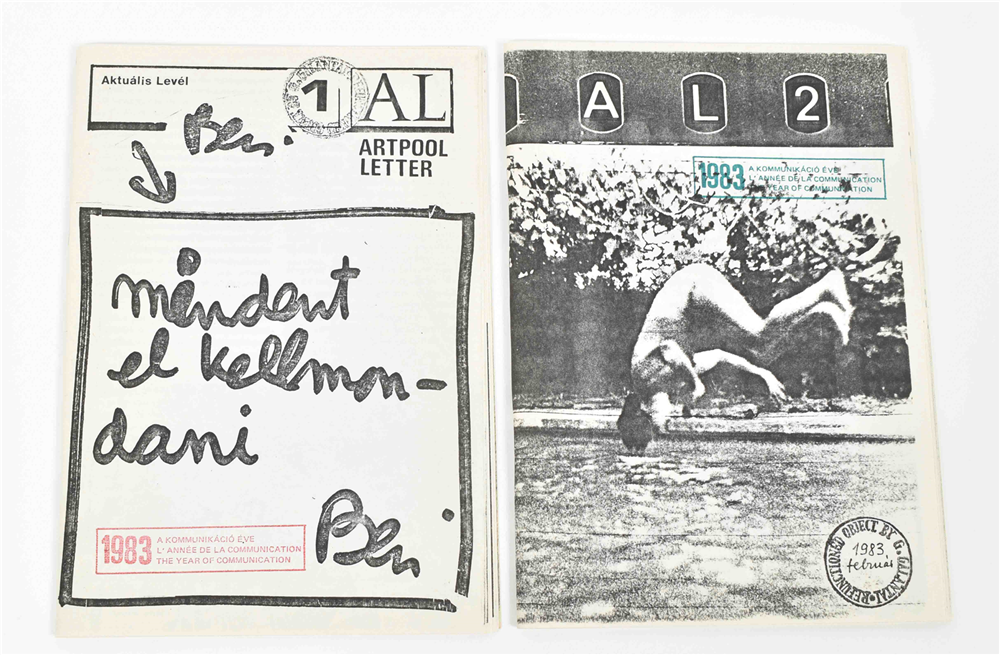 Galántai, AL (Artpool Letter/ Actual Letter/ Alternative Letter), 1983- 1984 - Image 6 of 10