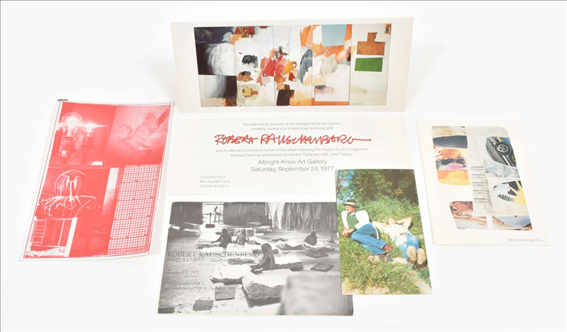 Robert Rauschenberg, announcement cards and posters - Image 7 of 9
