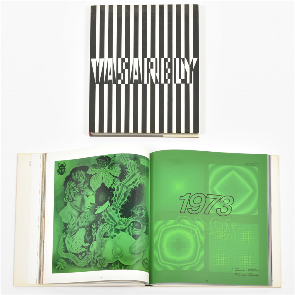 Eight works on Vasarely: (1) Vasarely, complete 4 volume set of Arts Plastiques du XXe Siècle - Image 3 of 9