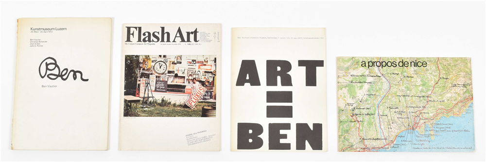 Ben Vautier, 5 catalogues/magazines