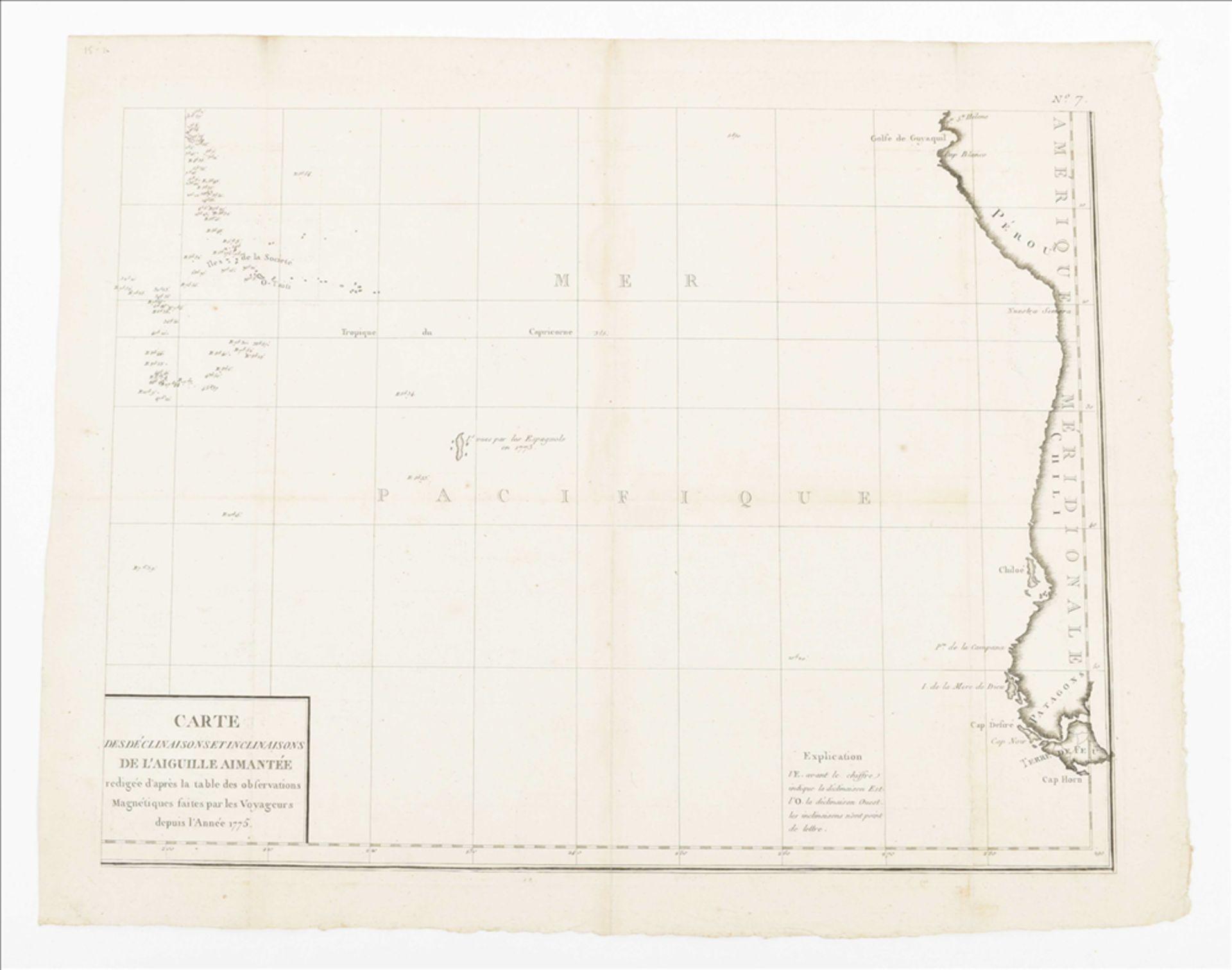 [South America] Six maps: (1) "Neue und richtige Karte von dem Stillen Meere - Bild 8 aus 8