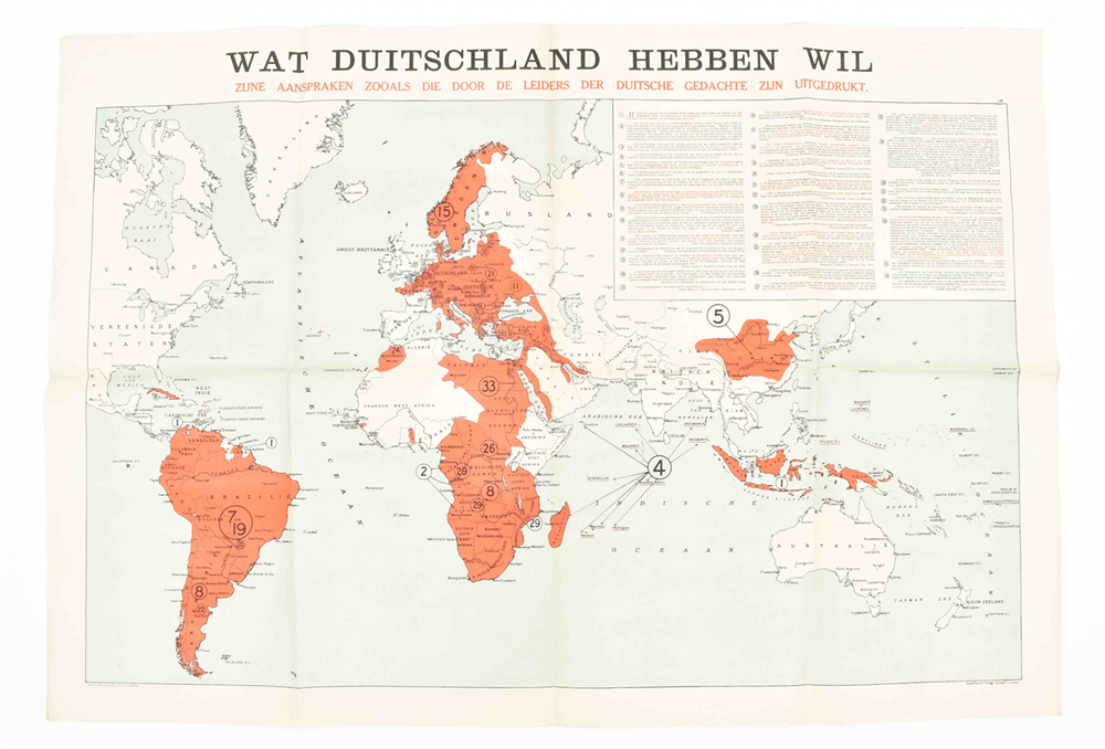 Three geographical posters of war fronts - Image 2 of 7