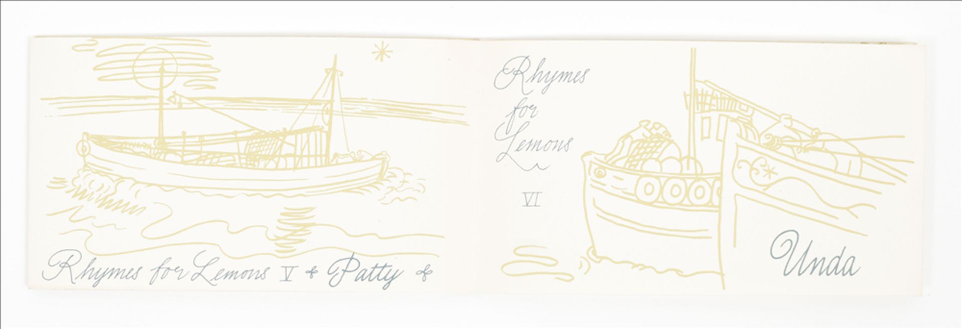 Ian Hamilton Finlay, Rhymes for Lemons and A Sailor's Calendar - Image 8 of 9