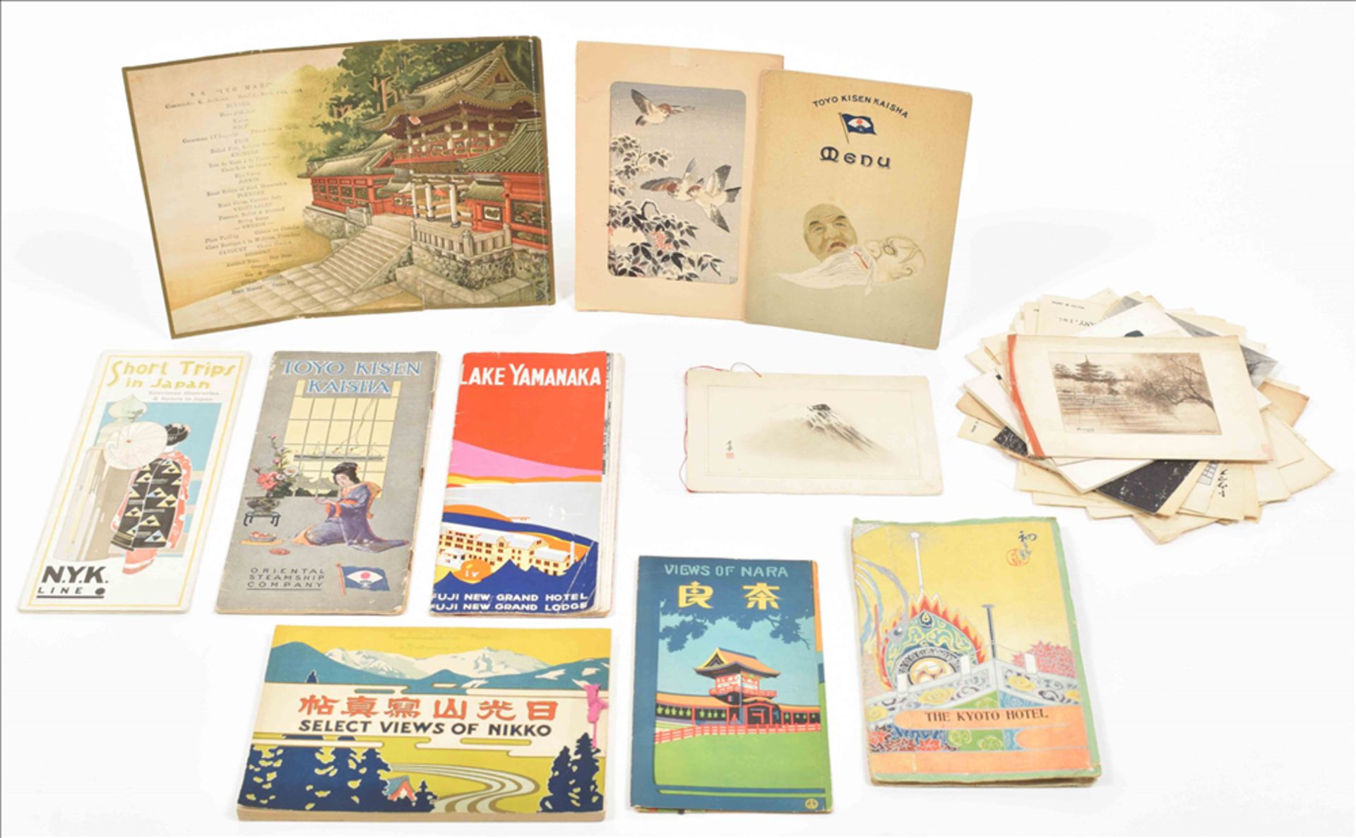 [Japan] 41 travel brochures and ephemera