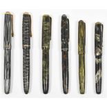 [Fountain pens] Collection of fountain pens with gold nibs