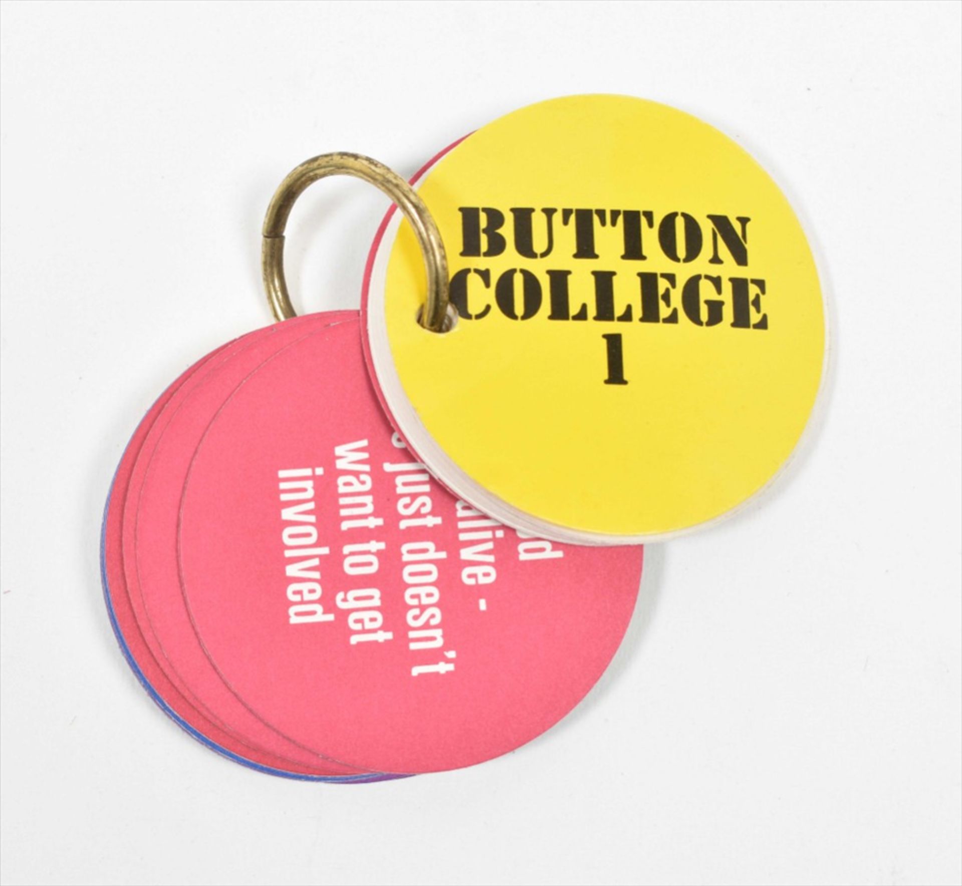 Collection of Ring Publications works: (1) Bazon Brock. Button College I - Bild 8 aus 10