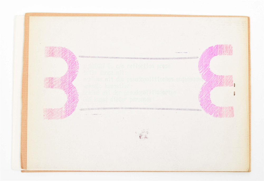 Ben Vautier, artists' books published by Reflection Press, Stuttgart, 1970 - Image 8 of 10