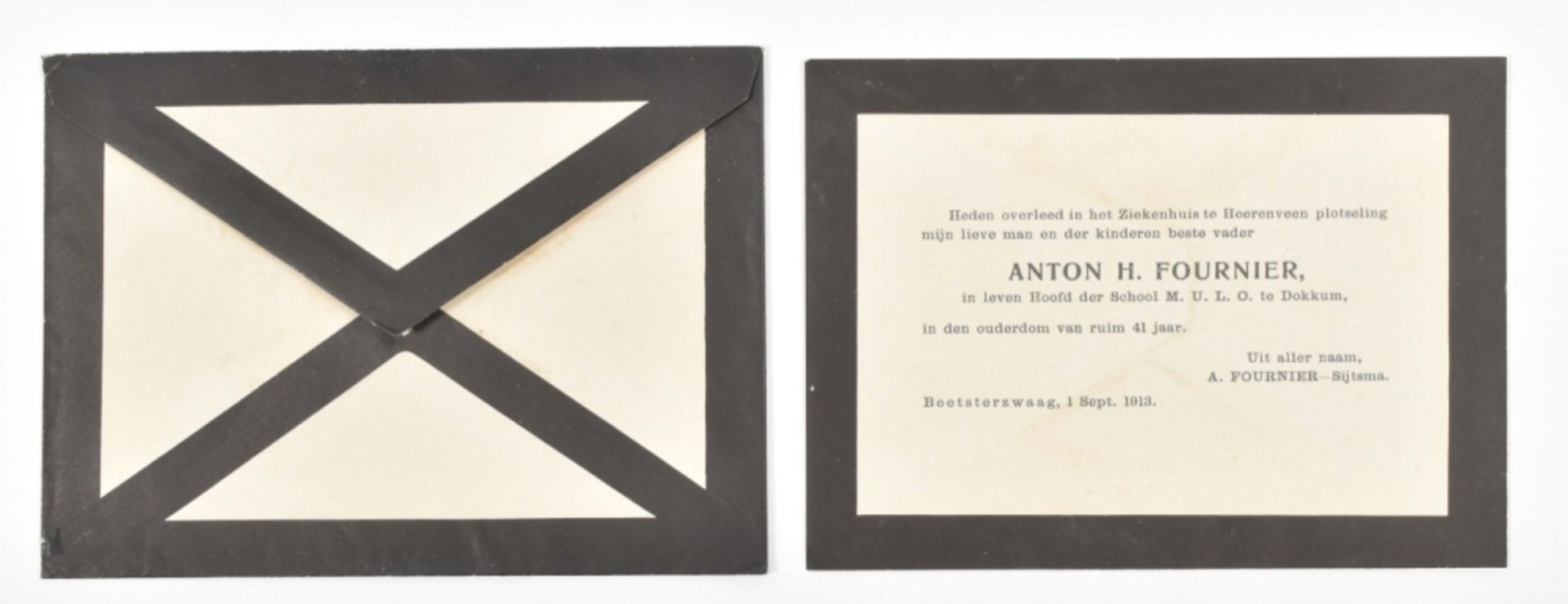 Archive of Antonius Hypolitus Fournier (1871-1913) and Akke Sietsma (1871-1942) - Bild 7 aus 10