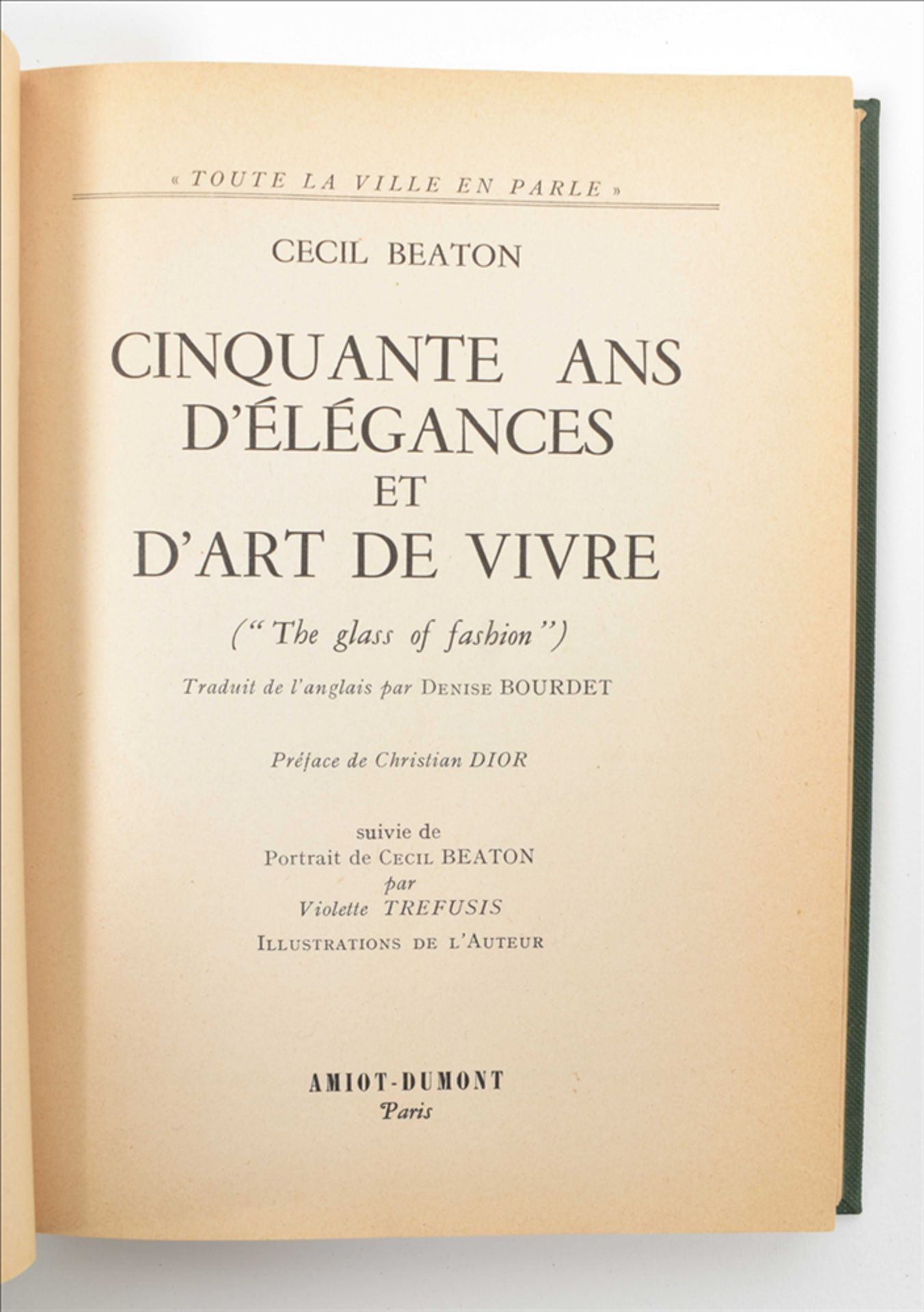 [Signed copy] Cecil Beaton (1904-80). Cinquante ans d'élégances et d'art de vivre - Image 3 of 3