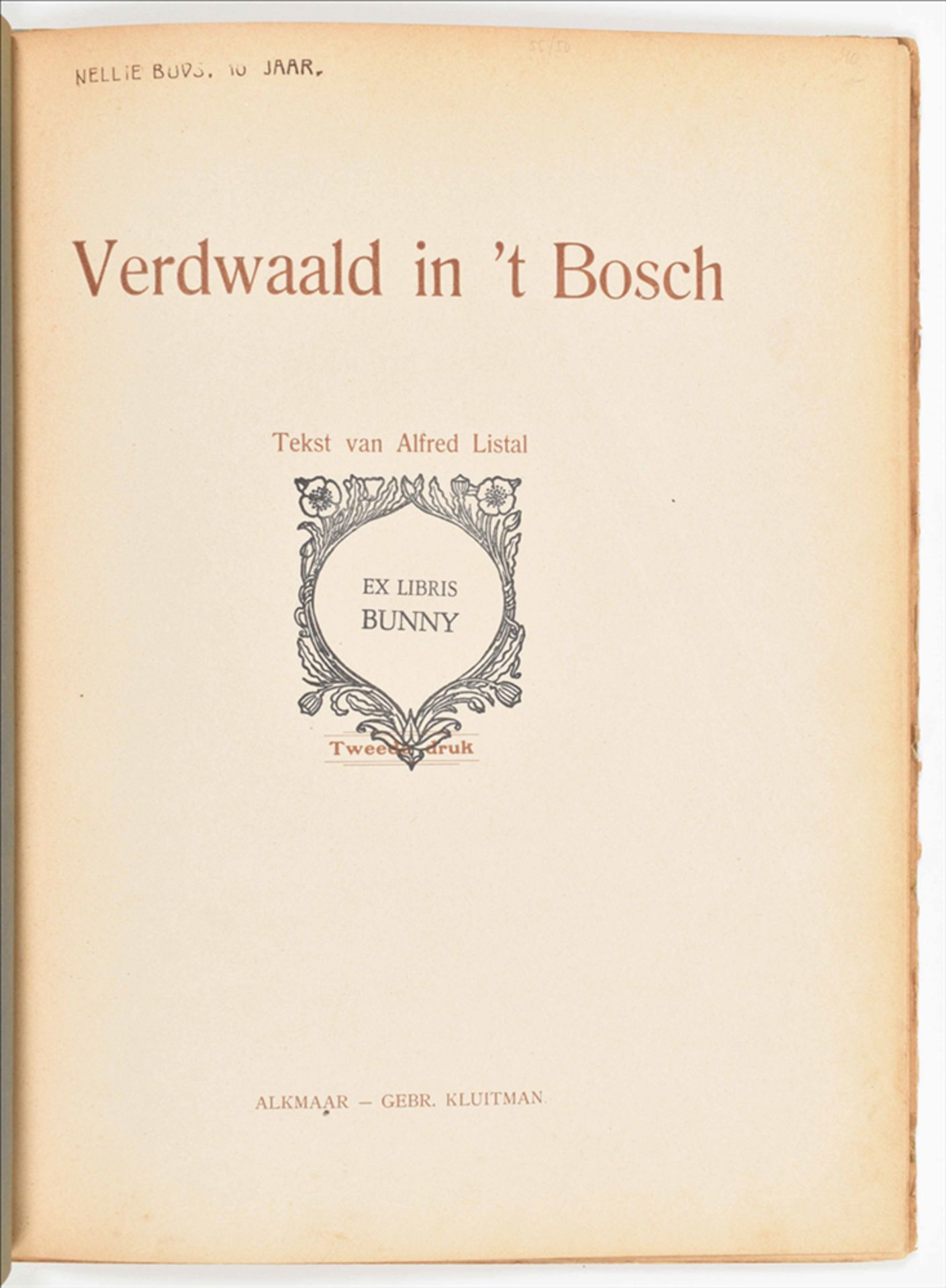 [Alfred Listal] Fifteen Dutch titles: (1) Verdwaald in 't Bosch - Bild 8 aus 10