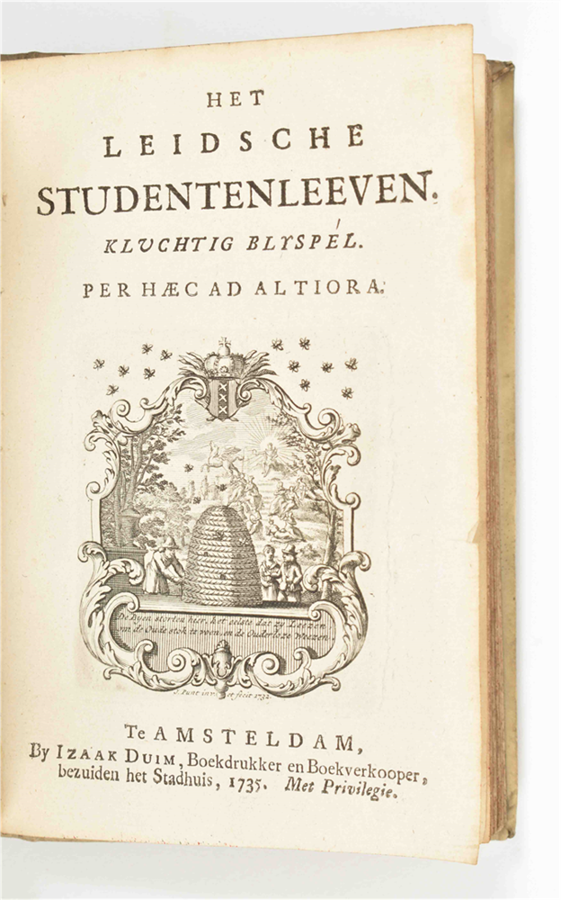 [Plays] 22 vols. w. 18th-19th cent. Dutch plays: (1) "Blyspellen" - Image 4 of 10