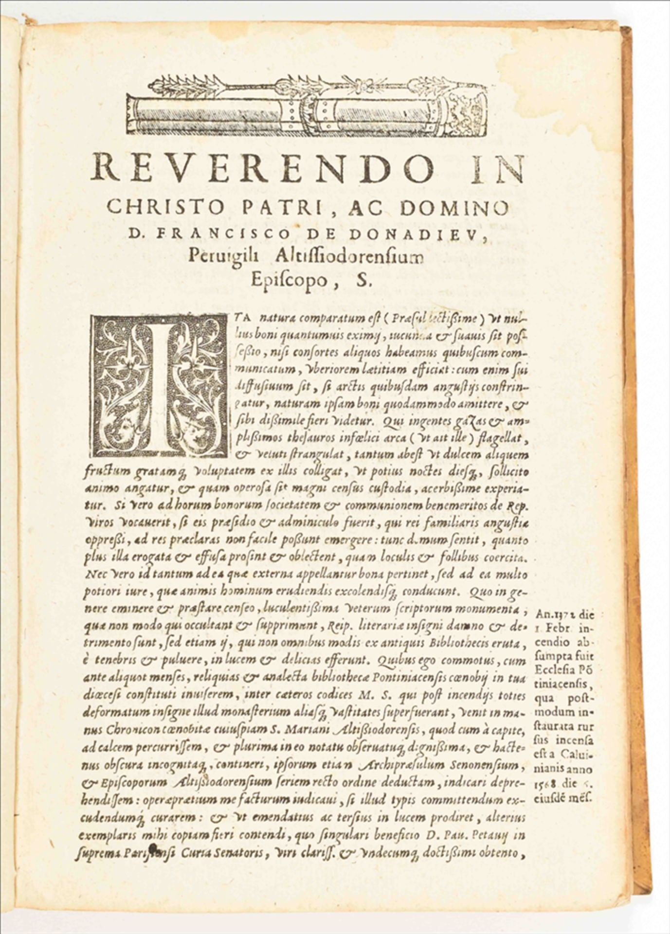 [Robert d'Auxerre] Chronologia seriem temporum et historiam rerum - Image 3 of 6