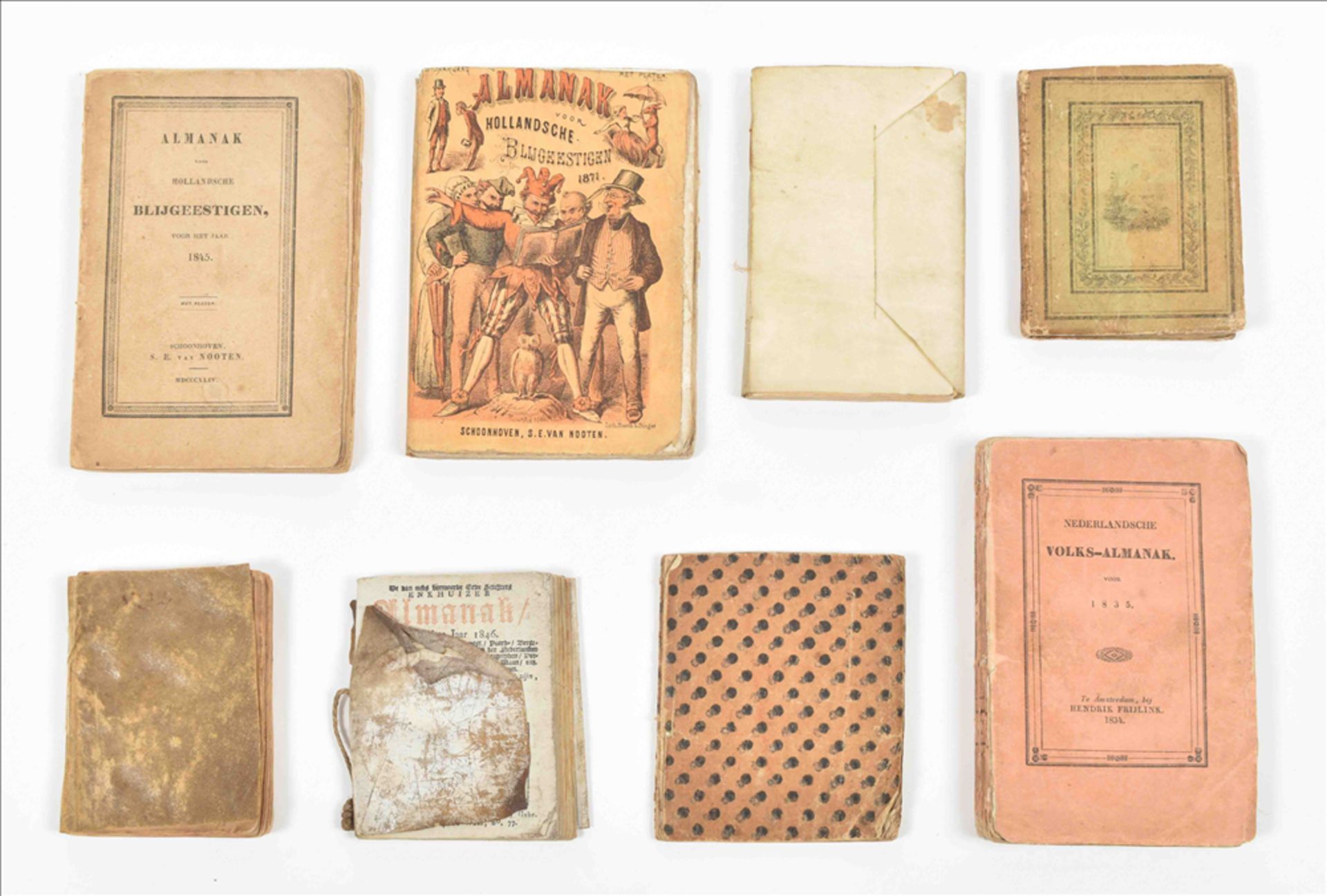[Almanacs] Eighteen Dutch 18th and 19th century almanacs - Image 2 of 10