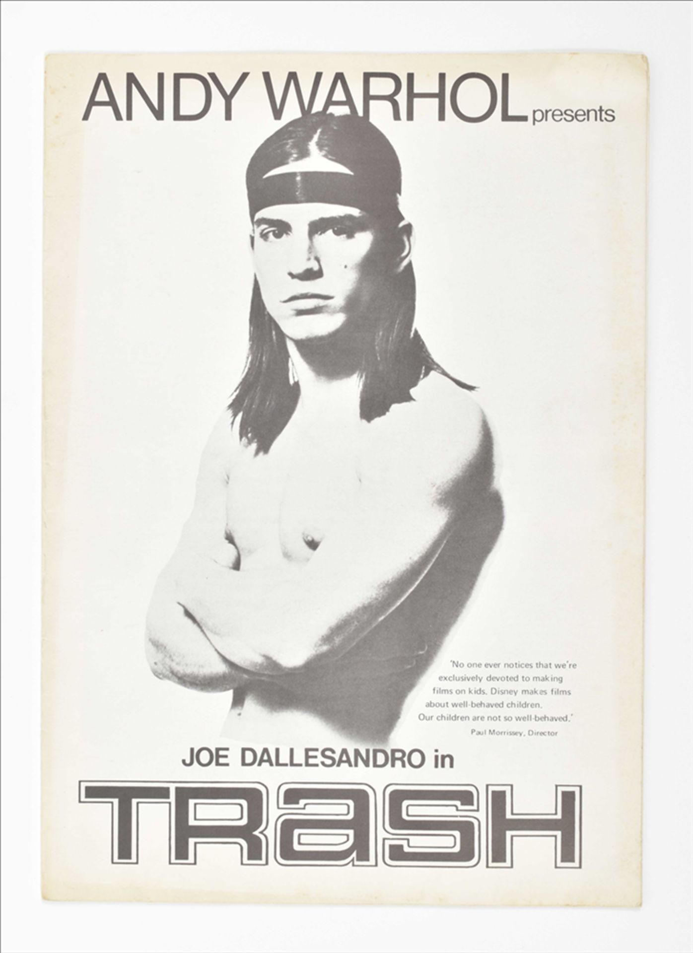 Andy Warhol presents Joe Dallesandro in Trash