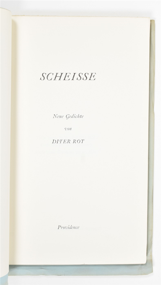 Dieter Rot, Scheisse (Shit), Neue Gedichte von Dieter Rot - Image 5 of 5