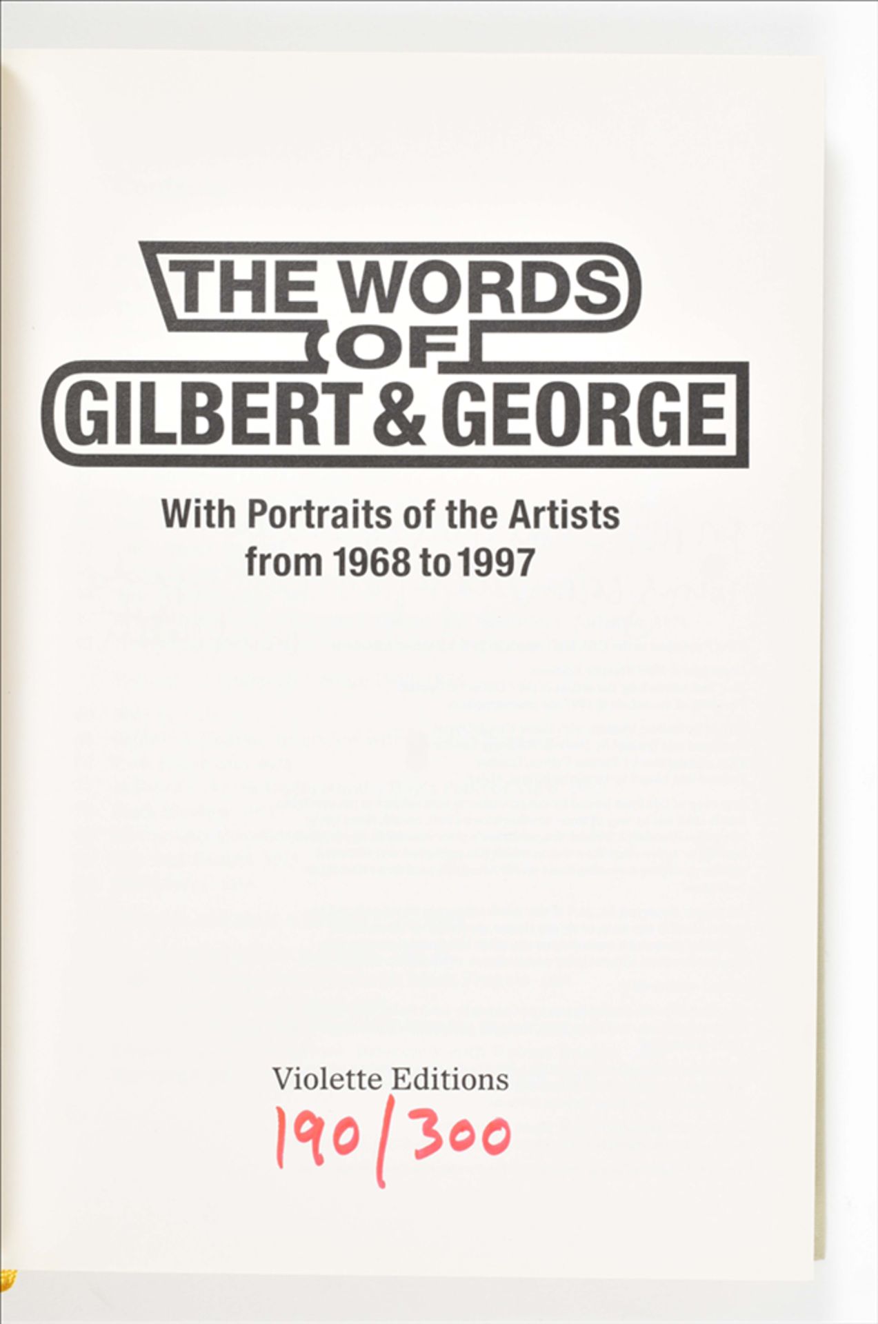 Gilbert & George, The words of Gilbert & George - Bild 4 aus 8