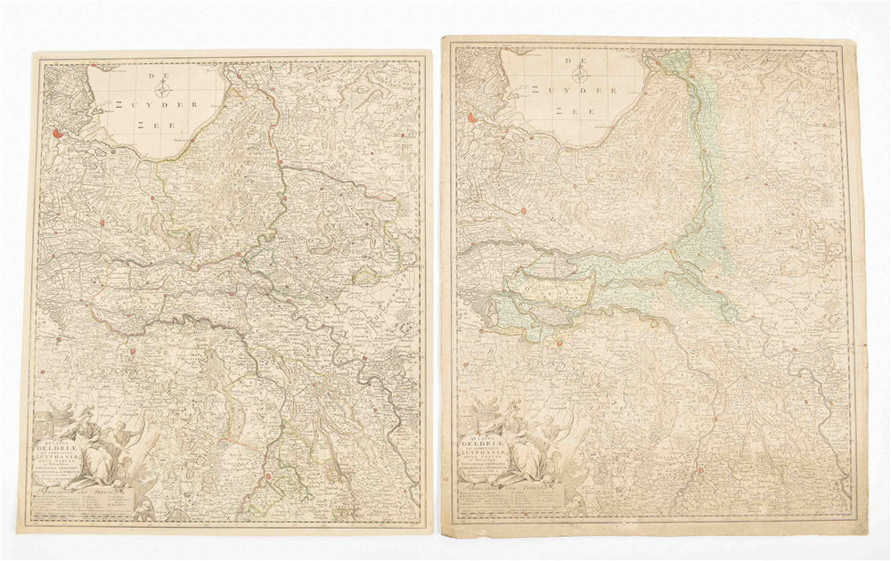 [Gelderland] Nicolas Visscher, a.o. Eight Gelderland maps - Image 2 of 9