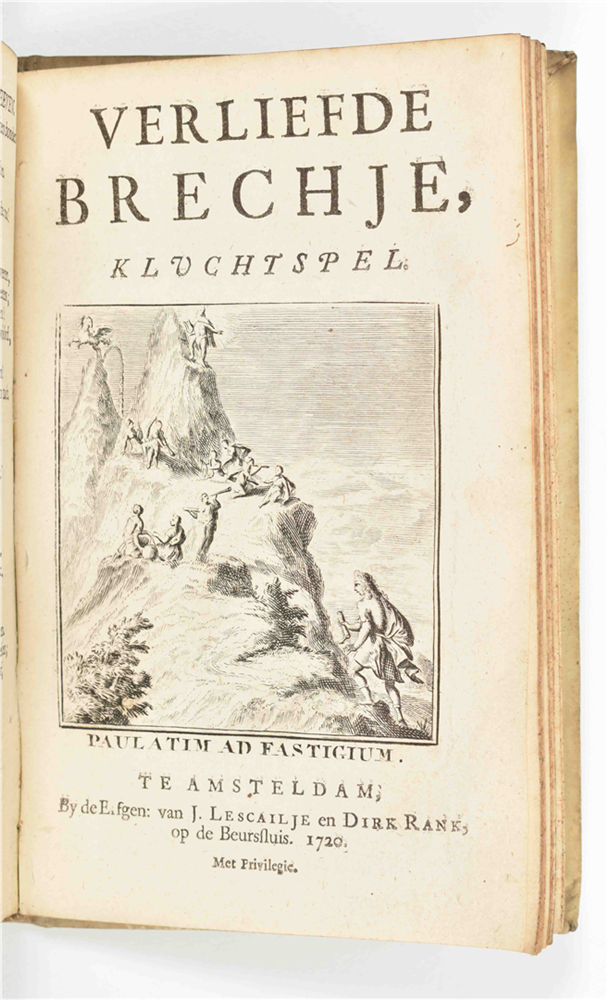 [Plays] 22 vols. w. 18th-19th cent. Dutch plays: (1) "Blyspellen" - Image 3 of 10