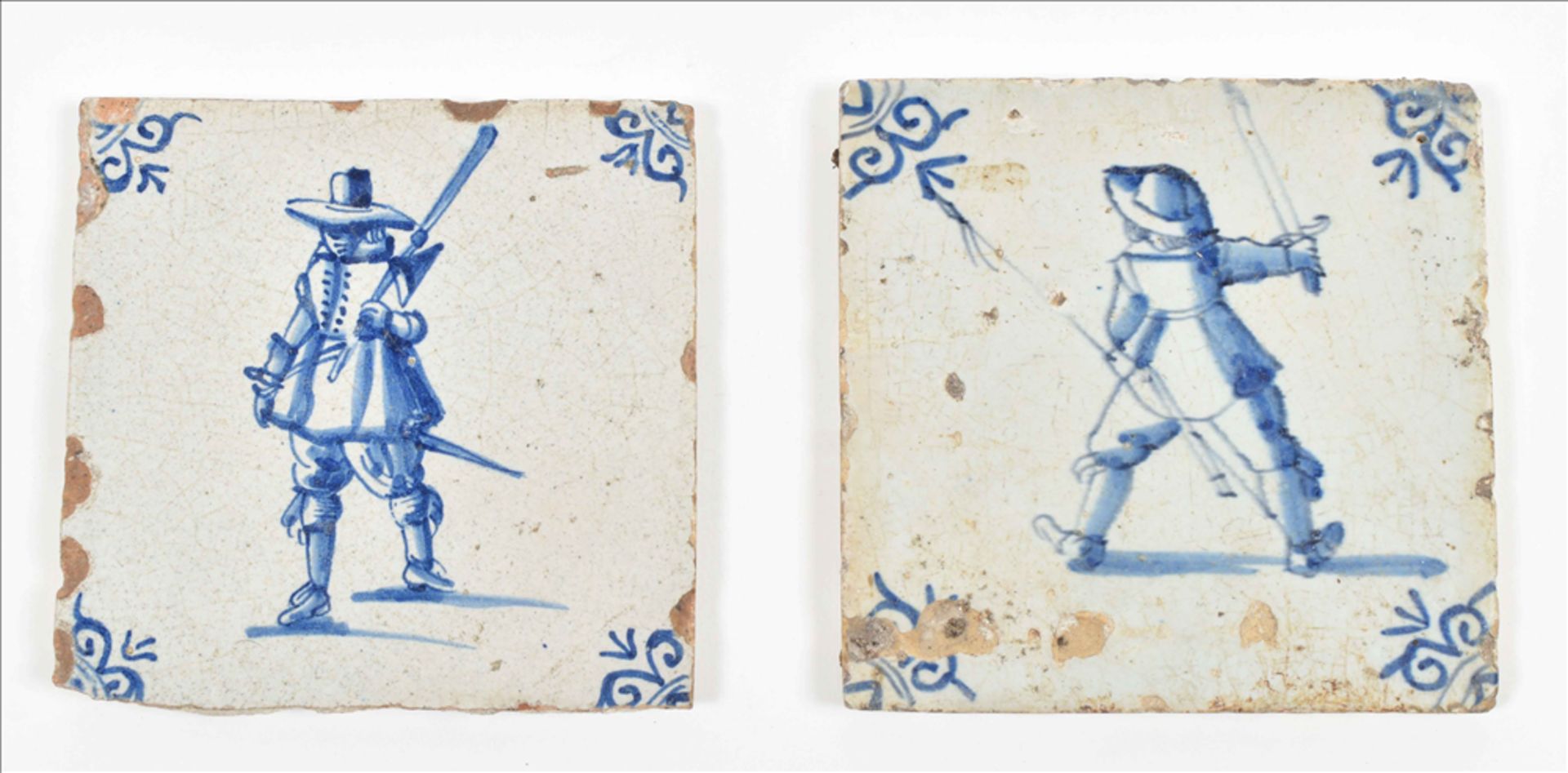 [Militaria] Twelve Dutch soldier tiles - Image 4 of 10