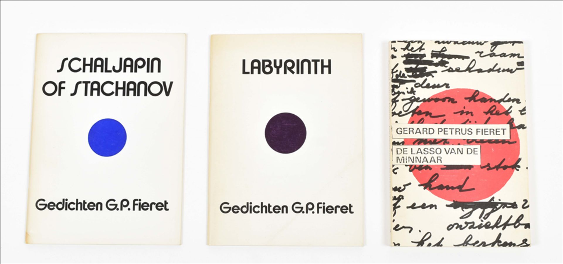 Gerard Petrus Fieret (1924-2009). Three works: (1) De lasso van de minnaar