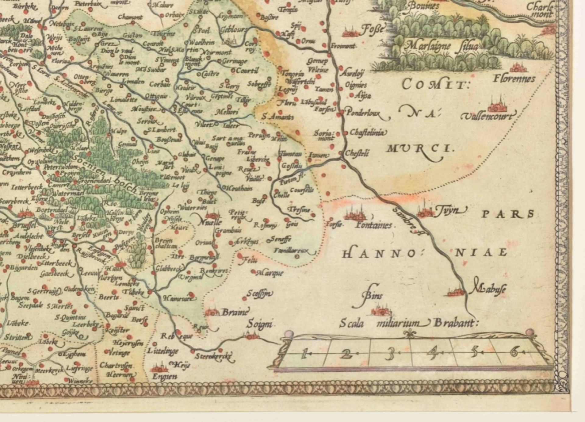 [Brabant] Ortelius. Brabantiae, - Bild 4 aus 5