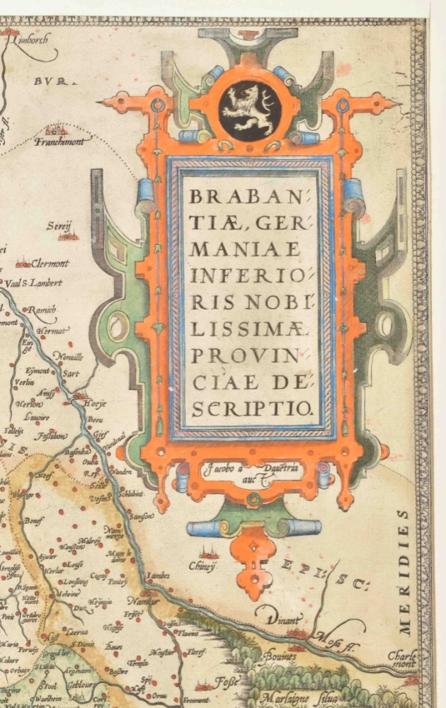 [Brabant] Ortelius. Brabantiae, - Image 2 of 5