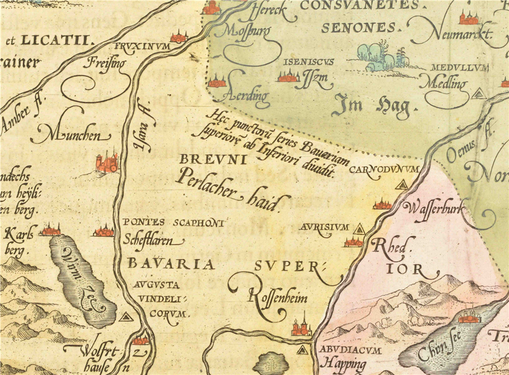 Two maps: (1) Salisburgensis Jurisdictio (...) with Urbis Saliburgensis Genuina Descriptio - Image 3 of 8