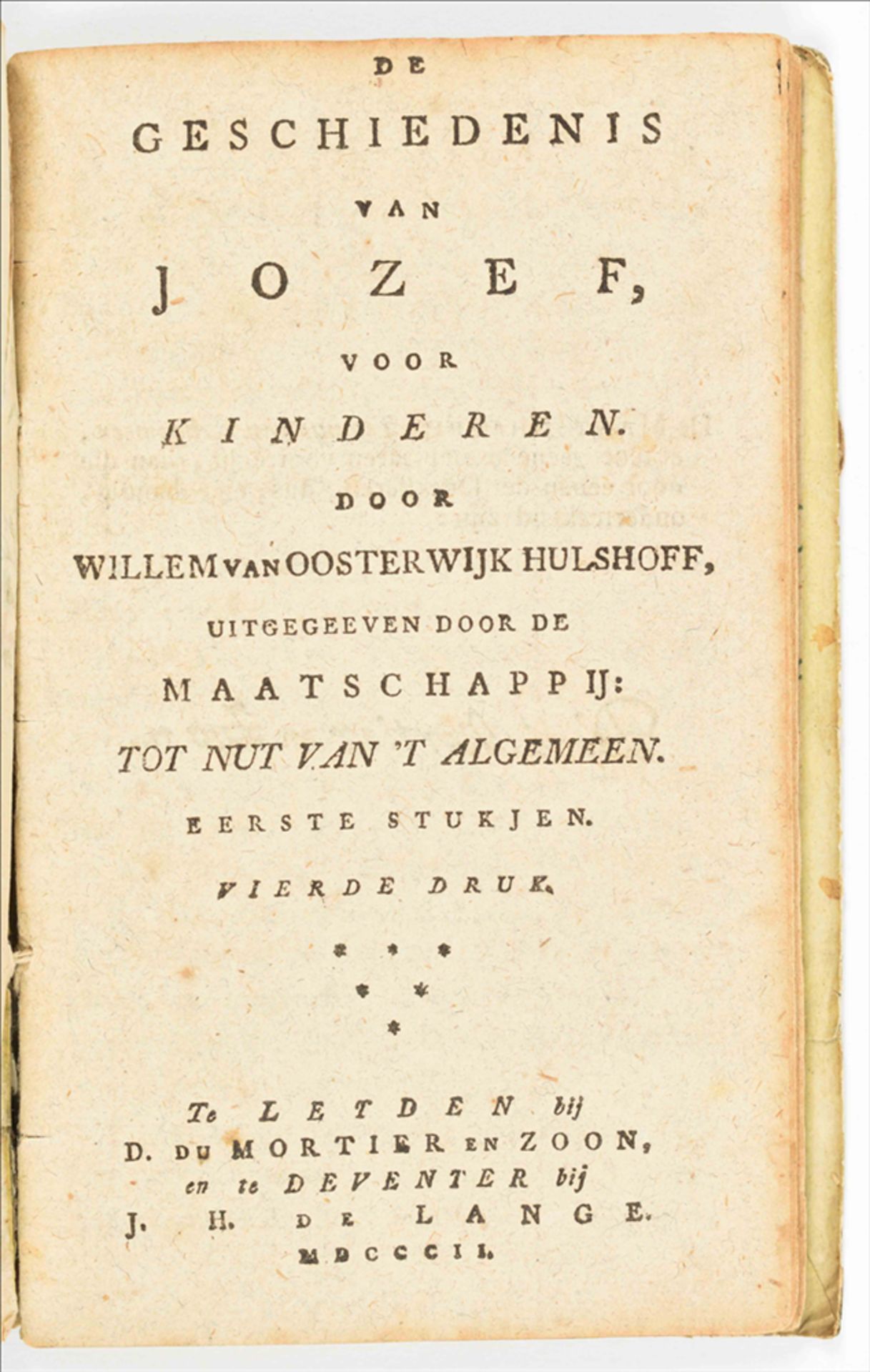 Lot of seven Dutch works: (1) W. van Oosterwijk Hulshoff. De geschiedenis van Jozef voor Kinderen - Bild 5 aus 10