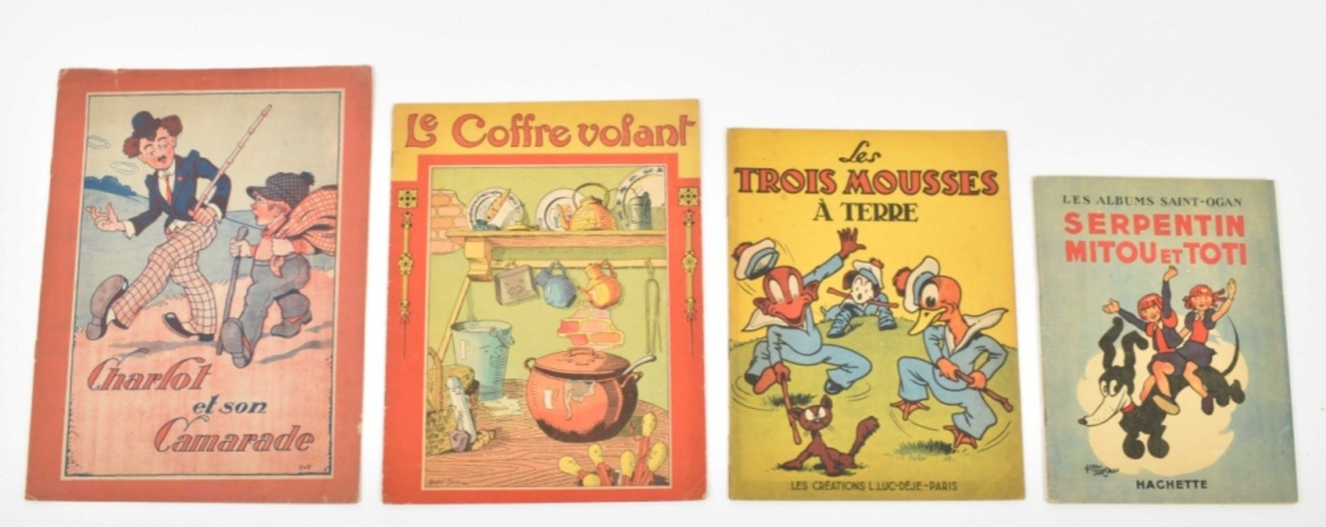 [French children's books] Lot of fifteen. Including: (1) Alain Saint Ogan. Serpentin Mitou et Toti - Image 3 of 7