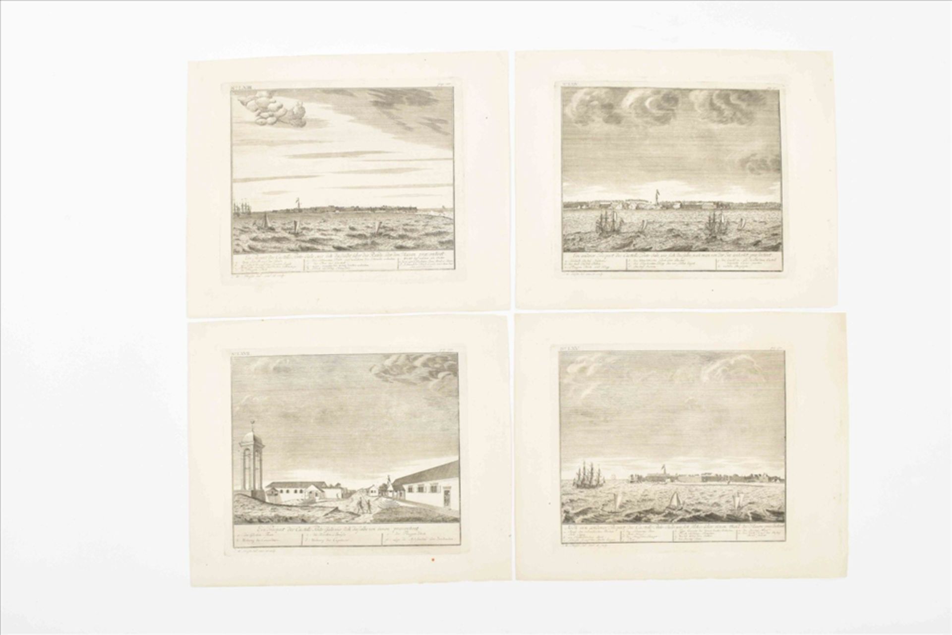 [Sri Lanka] Nine prints: (1-5) Views of Pinto-Gale - Image 5 of 6